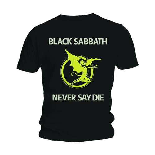 Black Sabbath Unisex T-Shirt Never Say Die (Small)