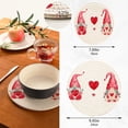 thumbnail image 2 of SKYSONIC Cute Valentine's Gnomes Pot Holders Trivets, 2 Pcs Heat Resistant Trivets,Valentines Day Cotton Thread Weave Mats for Hot Pads Pans Pot Bowl Teapot for Kitchen Decor, 2 of 7