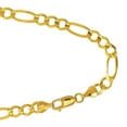 thumbnail image 4 of 10k Solid Yellow Gold 5.35 mm Figaro Chain Bracelet Necklace 8" 18" 20" 22" 24" 30" Lobster Claw Clasp - 19.2gr., 4 of 5