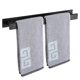 thumbnail image 1 of Toallero de baño, toallero de baño, toallero, soporte para toallas de mano, soporte de pared cuadrado de acero inoxidable, 1 of 7