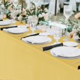 thumbnail image 4 of 6 Pack Yellow Rectangle Table Clothes - 70 x 108 Inch - Wrinkle and Stain Resistant Fabric Tablecloths, Washable Polyester Table Covers for Wedding, Party, Banquet, Formal Events, 4 of 8