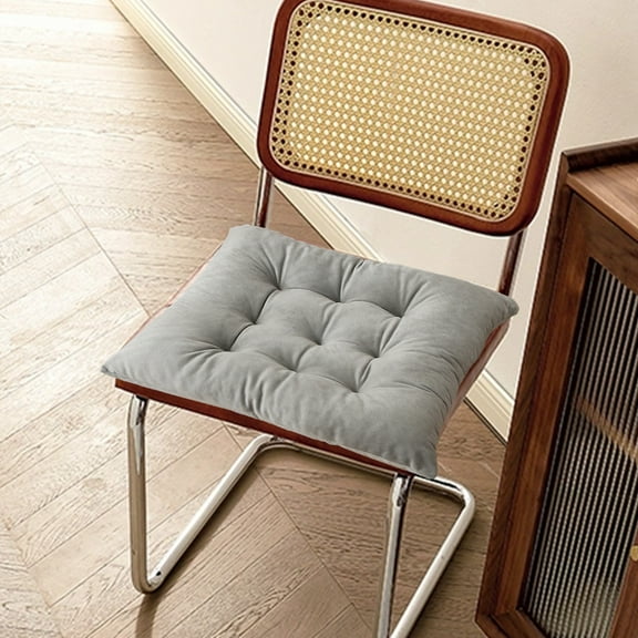 JingChun Crystal Velvet Chair Pad Home Kitchen office Seat Cushion 15.7x15.7inch Square Chair Cushion for Home Furniture & Decor