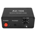 thumbnail image 2 of AU-10X NE5532 Audio Signal Preamplifier Headphone Pre AMP Board Gain 20Db 3.5MM Volume Control Tone DC 12V, 2 of 6