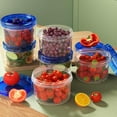 thumbnail image 5 of Meal Prep Containers 16 Oz 6 Pack, Airtight Freezer Storage with Twist Lids, Soup SauceStorage, BPA Free Stackable Leakproof, Microwave Dishwasher Safe, Clear, 5 of 6
