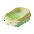 thumbnail image 3 of Toilette pour Chaton Bac à Litière pour Chats Bassin pour Chat Bassin Anti-Chat Toilette pour Chat Vert, 3 of 9