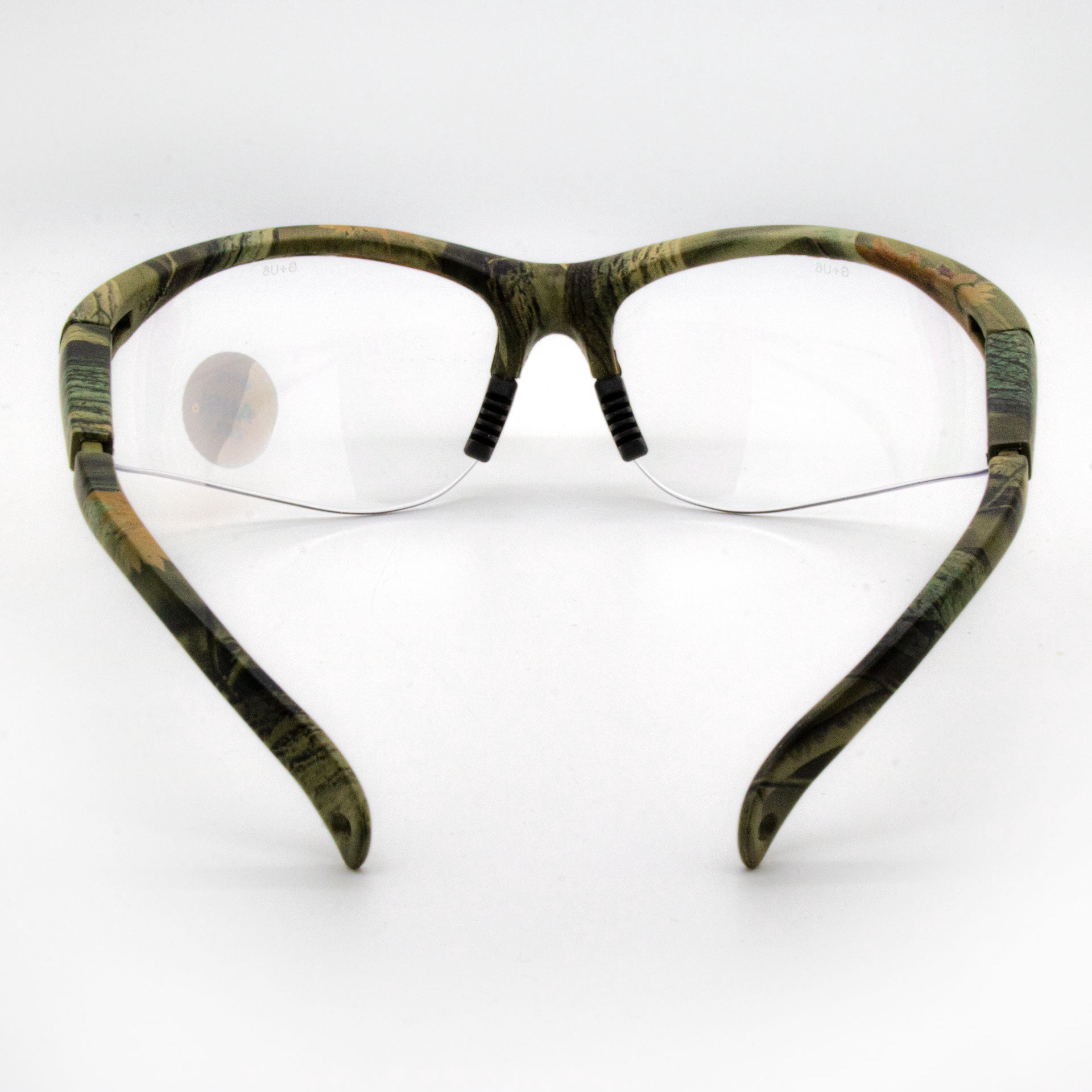 Safety Vu Rimless Safety Glasses, Camo/Clear