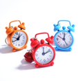 thumbnail image 2 of Mini Alarm Clock Keychain Pendant Creative Car Decoration Bag Charm Couple Keychain Pink, 2 of 5