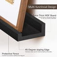 thumbnail image 6 of Mifurn 24'' Wood Floating Shelves for Wall Picture Ledge Shelves, Set of 2, Black, 6 of 6