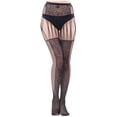 thumbnail image 1 of Intimates Women's Long Tube Suspender Socks Open File Temptation Panties Silk Stockings, 1 of 8
