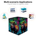 thumbnail image 2 of Rhinoceros Foldable Storage Basket Toy Box Storage Bin with Handle, 10.8"x10.5"x10.6", Large Capacity, 2 of 6