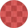 thumbnail image 1 of Ahgly Company Tapis Rond Lavable en Machine Intérieur Transitionnel Rouge, 6 Pieds Rond, 1 of 7