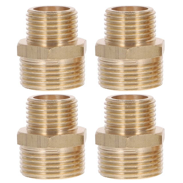 Miangastore 4 Pcs Raccord de Boyau d'Arrosage 3/4 Pouces vers 1/2 Pouces Adaptateur de Boyau à Raccordement Rapide