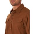 thumbnail image 4 of Wrangler Men's Long Sleeve Epic Soft Twill Woven Shirt, 4 of 4