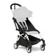 thumbnail image 1 of BABYZEN YOYO2 Stroller Frame, White - Includes 5-Point Harness, Multi-Position Reclining Backrest, Canopy Extensions, Padded Shoulder Strap & Protective Storage Bag, 1 of 5