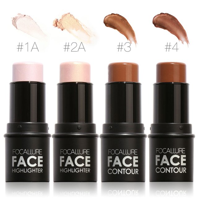 Makeup Highlighter Face Concealer Contouring Bronzers Highlighters Pen Waterproof Cosmetics 3D Makeup Corrector Contour Stick zhangyuxiang LED