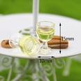 thumbnail image 3 of Juego de 10 Piezas de Champán en , Copas de , , Comestibles Sunnimix Copa de vino Dollhouse, 3 of 7