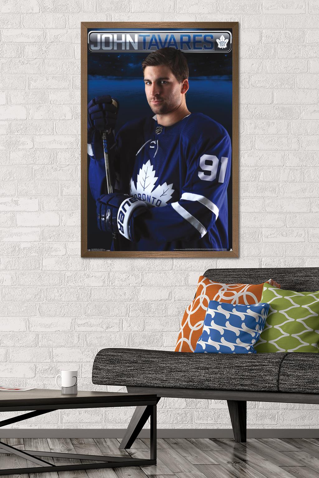 NHL Toronto Maple Leafs - John Tavares 18 Wall Poster, 22.375" x 34", Framed
