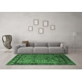 thumbnail image 3 of Ahgly Company Indoor Rectangle Oriental Emerald Green Industrial Area Rugs, 7' x 9', 3 of 4