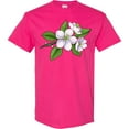 thumbnail image 3 of Inktastic Beautiful Apple Blossom Flowers on Branch T-Shirt, 3 of 5