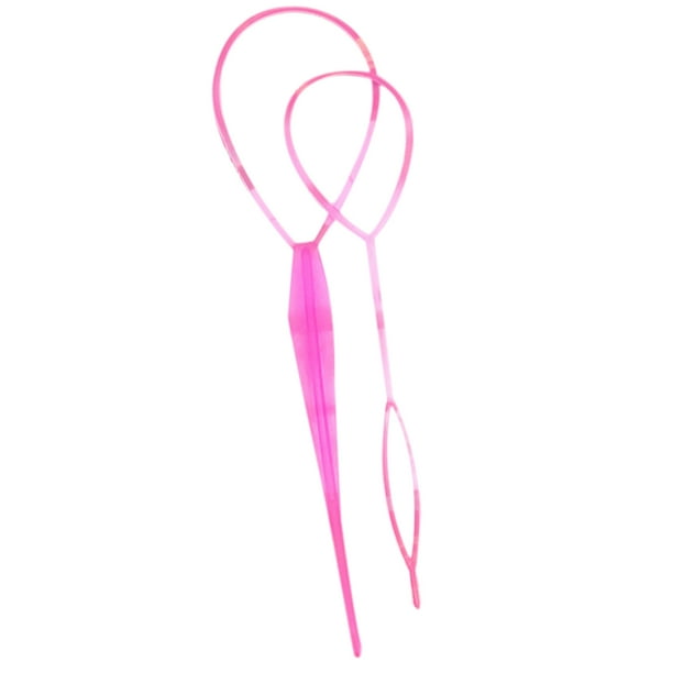 Jumpingount 2 uds accesorios mágicos para el cabello buen DIY peinado para el cabello decoración de plástico para el cabello para Cuidado del cabello rosado
