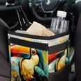 thumbnail image 6 of Toucan Mini Trash Can for Car: Foldable, Leak-Proof with Lid, Hanging Storage Bag - Car Trash Bin, 6 of 6