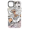 thumbnail image 1 of Funda de teléfono Anime One Piece Luffy, carcasa protectora para iPhone 11, 12, 13, 14, Nika Luffy Gear 5, láser degradado, regalo, 1 of 4