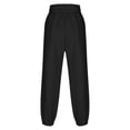 thumbnail image 6 of QATAINLAV Jogger Pants for Women High Waisted Drawstring Sweatpants Casual Baggy Cinch Bottom Trousers Solid Color Workout Pants with Pockets Best Sales Today Black L, 6 of 6