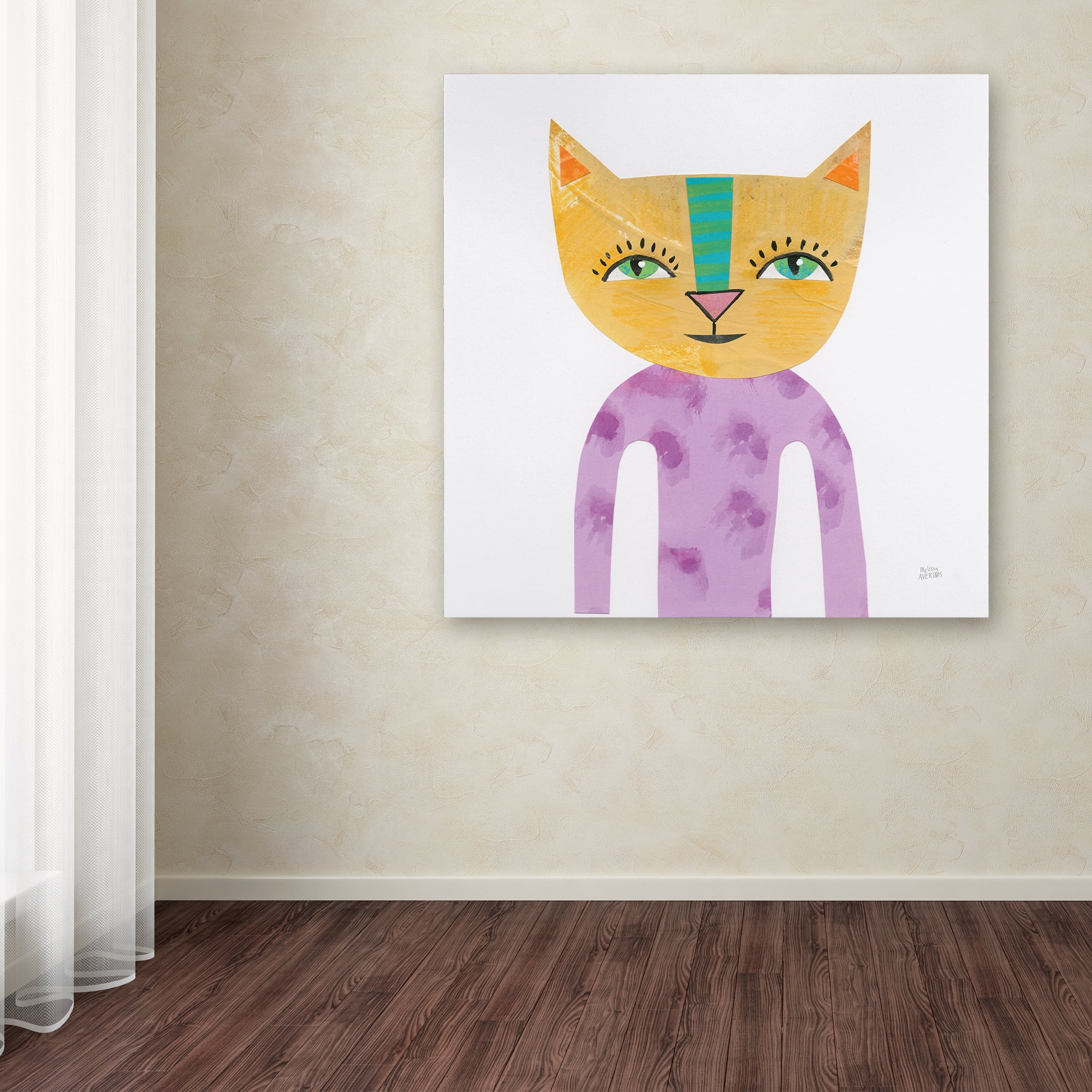 Trademark Fine Art 'Cool Cats IV' Canvas Art by Melissa Averinos
