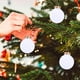 thumbnail image 3 of Bolas de Navidad Flocadas, Adornos para Árbol de Navidad, Bolas de Plástico, Adornos Colgantes Decorativos de Navidad, Decoración para Árbol de Navidad, 3 of 5