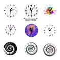 thumbnail image 2 of Redempat Round Music Keyboard Wall Clock Unique Style And Silent Operation For Any Room ABS Elegant Piano Key Clock Timeless Ballet 2 1Set, 2 of 6