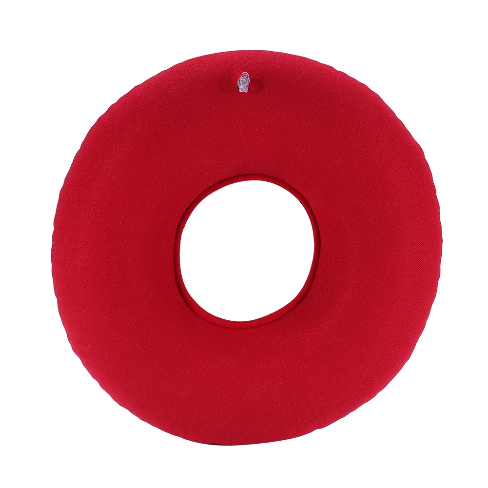 Shineyid 2 Pack Donut Pillow, Donut Cushion Seat, Inflatable Ring Cushion  with A Pump, Hemorrhoid Seat Pillow, Round Wheelchairs Seat Cushion for for