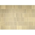 thumbnail image 1 of Ahgly Company Machine Washable Indoor Rectangle Contemporary Brown Gold Area Rugs, 8' x 10', 1 of 7
