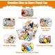 thumbnail image 4 of Funda de puf transparente para almacenamiento animales peluche niños, extra grande, resistente al agua, con cierre, silla PVC y X-Large, 4 of 7