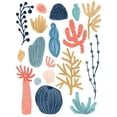 thumbnail image 3 of Vess, June Erica 19x24 Black Modern Framed Museum Art Print Titled - Reef Assortment I, 3 of 5