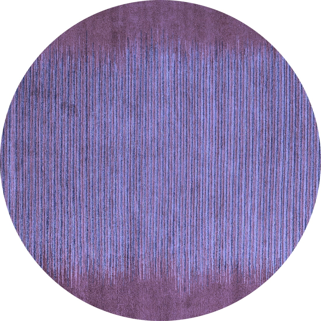 Ahgly Company Indoor Round Abstract Blue Modern Area Rugs, 8' Round ...