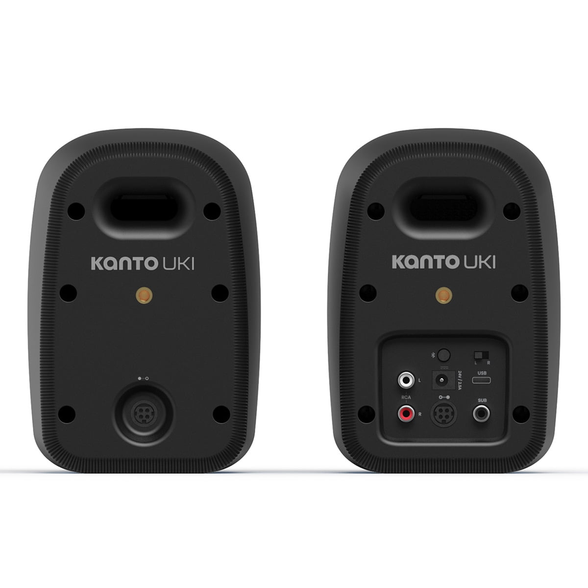 Kanto UKI Bluetooth Desktop Speakers - Pair (Onyx)