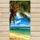 thumbnail image 1 of Toalla de playa ABPHQTO Palmera 75x140 cm, 1 of 1