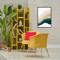 thumbnail image 3 of Stupell Industries Peach Swirl Abstraction Abstract Painting Black Framed Art Print Wall Art, 20 x 30, 3 of 10