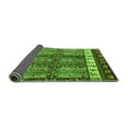 thumbnail image 2 of Ahgly Company Indoor Round Abstract Green Modern Area Rugs, 6' Round, 2 of 4