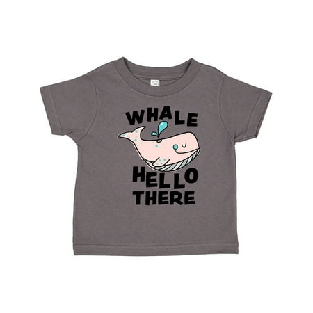 

Inktastic Cute Whale Hello There Gift Toddler Boy or Toddler Girl T-Shirt