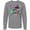 AC-Heather Grey, variant on Inktastic 100 Days of School Pastel Stars Long Sleeve T-Shirt