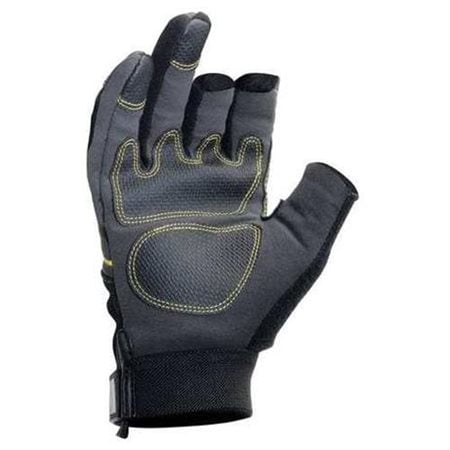 open finger leather gloves