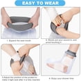 thumbnail image 2 of EcoNesxp Waterproof foot covers with smart technology for showering, 2 of 5
