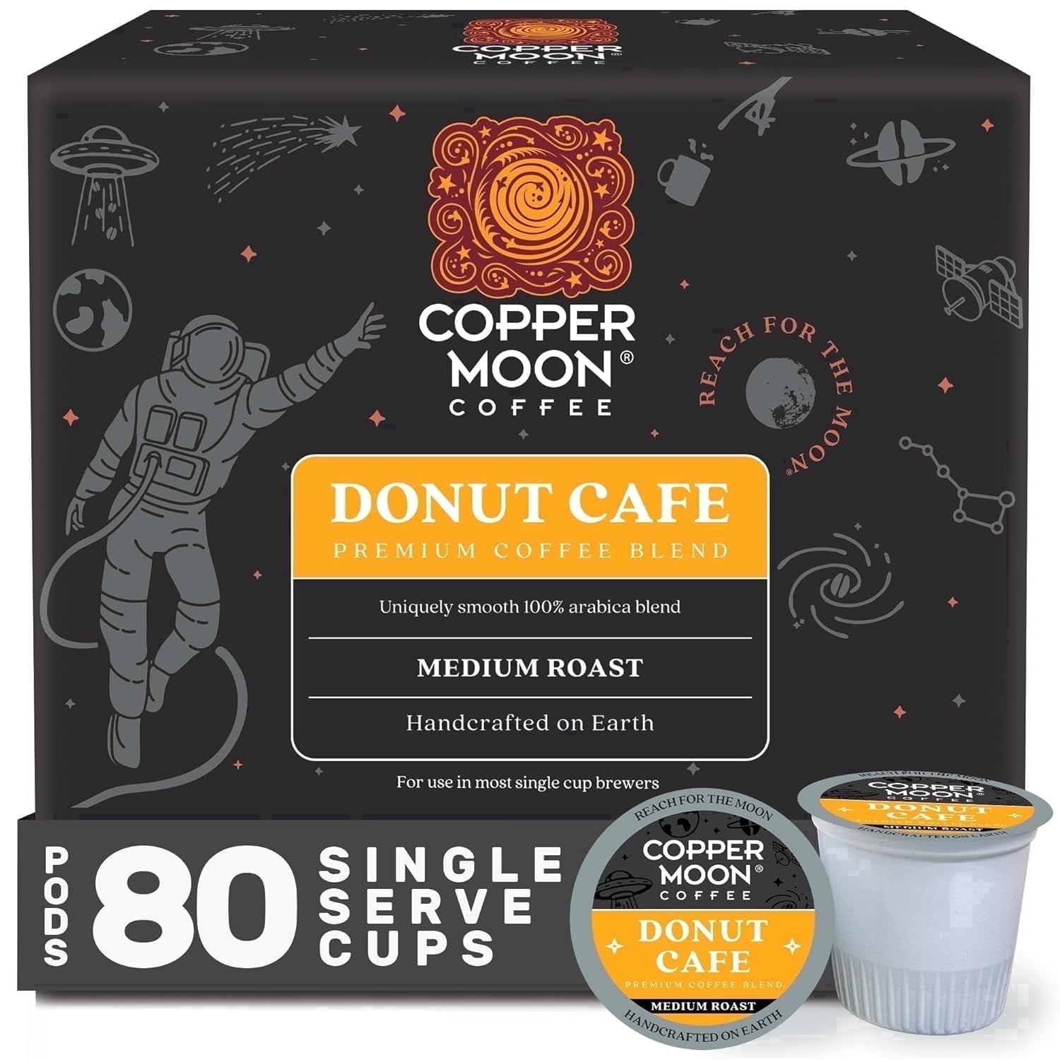 Chock Full o'Nuts Single-Serve Coffee Pods, 100% Colombian Coffee