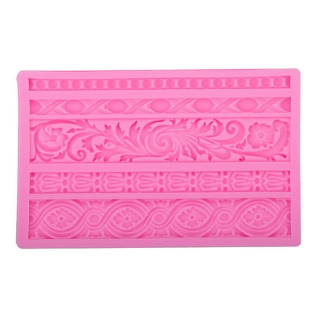 

Trayknick Cake Mold Wear-resistant Easy to Demould DIY Tool Silicone 3D Flower Shape Fondant Mold for Kitchen