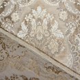 thumbnail image 2 of Floral Bouquet Damask Extra Wide Metallic 110" Heavyweight Upholstery Jacquard Polyester Fabric By The Yard (Tan, 1 Yard), 2 of 3