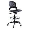 thumbnail image 2 of Safco Zippi - Chaise - Pivotante - Plastique - Noir, 2 of 3