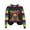 #0064Black, variant on YUNAFFT Fashionable Loose Fit Carnival Print Round Neck Raglan Long Sleeve Sweatshirt for Women
