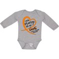thumbnail image 3 of Inktastic I Wear Orange for My Aunt Multiple Sclerosis Awareness Boys or Girls Long Sleeve Baby Bodysuit, 3 of 5