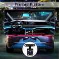 thumbnail image 5 of Front and rear dual channel driving recorder 5.0 inch IPS 2.5D touch screen 1080p HD driving recorder with night vision car camera recording DVR, 5 of 5